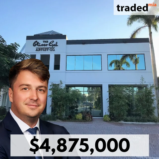 Nick Polyushkin of Vera Realty Represents the Seller in a $4.875M Class-A Office Building Sale in Hollywood.