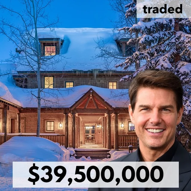 Tom Cruise Sells SFR In Telluride, Colorado For $39.5M