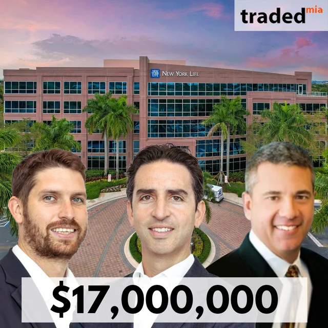 Jacques Bessoudo And Jonathan Slomianski Of Galium Capital Buy Office In Sunrise For $17M