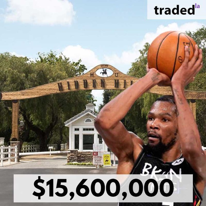 Kevin Durant Acquires SFR In Hidden Hills For 15.6M Kevin Durant acquired a single family property for 15 600 000 in Hidden Hills Single Family Residence Sale Traded