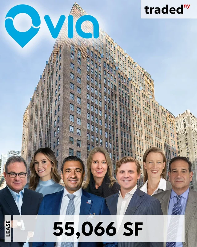 Via Transportation Leases 55,066 Square Feet Office Space From Franco Rauseo At 2 Park Avenue