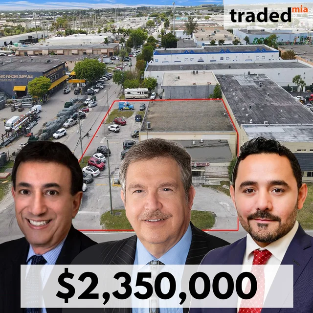 Julio Arriaga Purchases Retail Asset In Miami For $2.35M With Carlos & Jorge Sordo As Buyer's Representatives