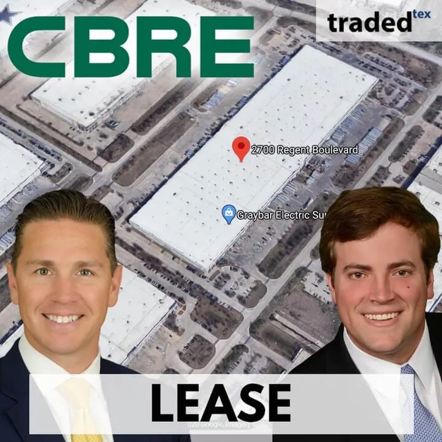 Graybar Electric Company Leases 202,500 SF Industrial Space At 2700 Regent Boulevard In Dallas With Tenant's Rep Mike Voelker - Pinnacle Commercial And Landlord's Rep Steve Trese & Wilson Brown - CBRE