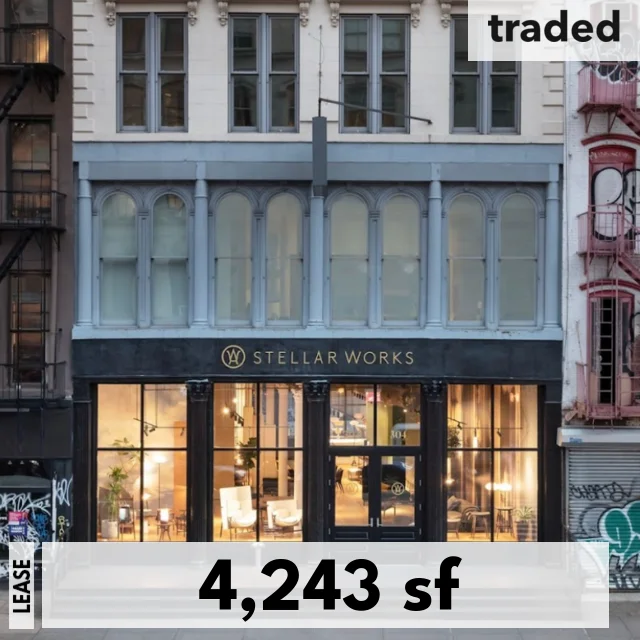 Vornado Realty Trust Leases 4243 Square Feet At 304 Canal St New York With Tenant's Rep David A. Green