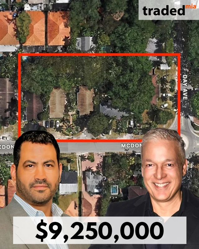 Maricel Gomez Sells Development Site In Coconut Grove For $9.25 Million With Edward Ferenczi And Alejandro Tabosky