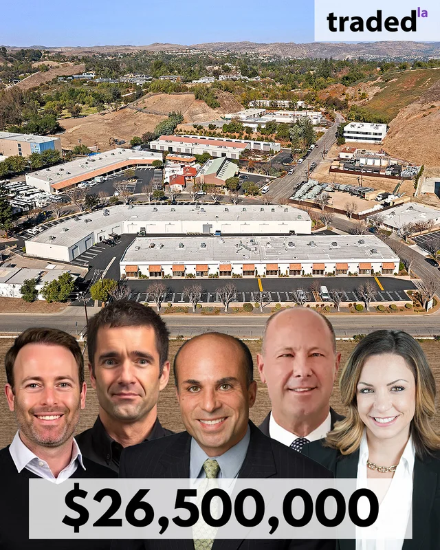 Brian Abers And Matt Nolan Of Captiva Partners Acquire Industrial Portfolio In Calabasas For $26.5M