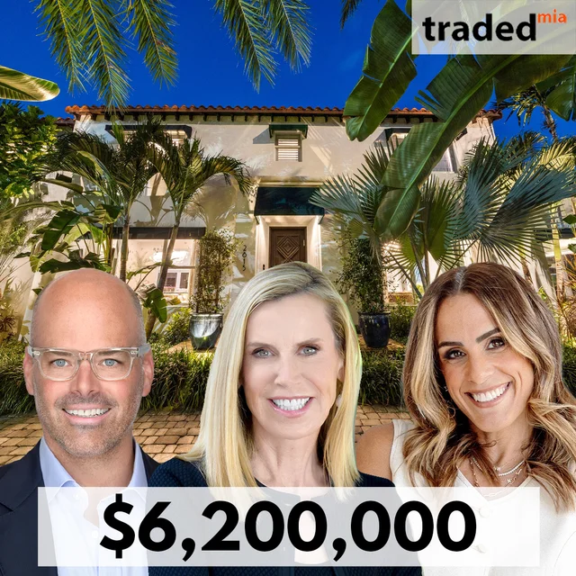 Miami Beach Home Sells for $6.2M. Buyer Represented by Oliver Lloyd, Seller by Simone Weissman Stein & Nancy Batchelor 