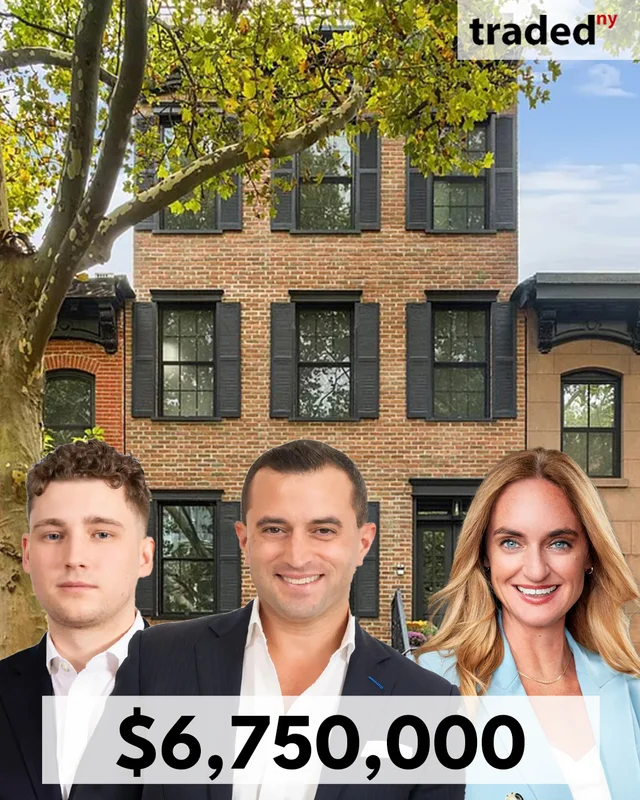 Cameron LeCates And Ravi Kantha Of Serhant Represent Buyer In $6.75M Brooklyn Home Sale