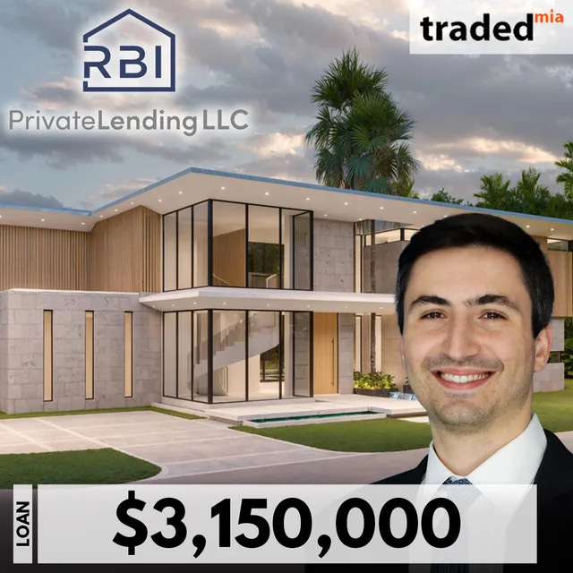 Andres Saias Of RBI Provides $3.15M Construction Loan To Uriel Ghelman In Miami