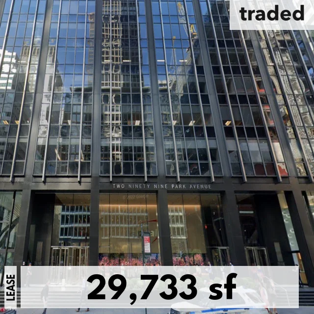 Crescent Capital Group Leases 29733 Square Feet At 299 Park Ave New York From Fisher Brothers