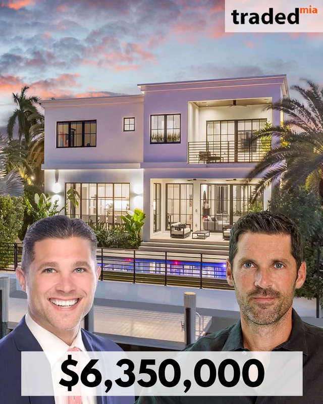 Eyal Kessous Sells Single Family Home In Miami For $6.35M With Chad Carroll & Brett Eaglstein