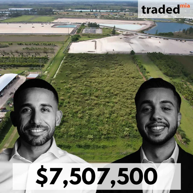 Homestead Industrial Property Sells For $7.5M With Broker Miguelangel Salazar-Pesce & Azael Reyes