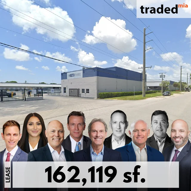 Nate Jorgensen Of Pro Industrial Represents Boise Cascade In Lease At 7000 Northwest 32nd Avenue