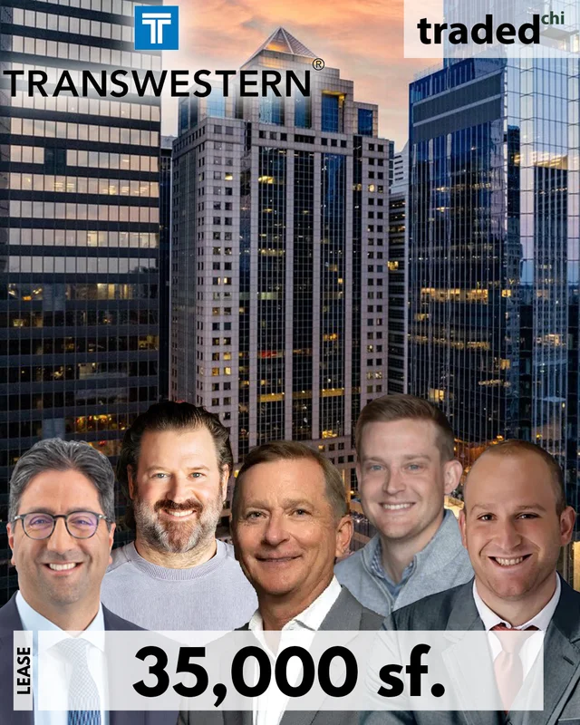 Transwestern Leases 35000 Square Feet Office Space From Mesa West Capital At 123 North Wacker Drive