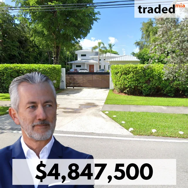 Jorge Uribe Of One Sotheby's International Realty Sells Pinecrest Single Family Home For $4.8M