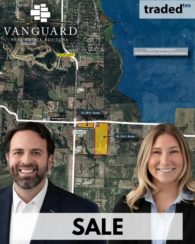 Vanguard Real Estate Advisors Represents Seller In Development Site Sale At 149 & 158 Davis Forest Lane