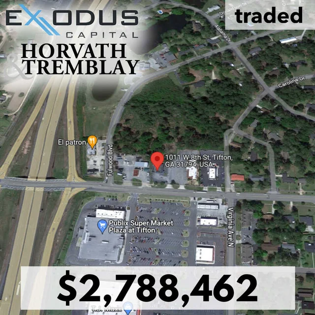 Exodus Capital Acquires Retail Property In Tifton, GA For $2.79M