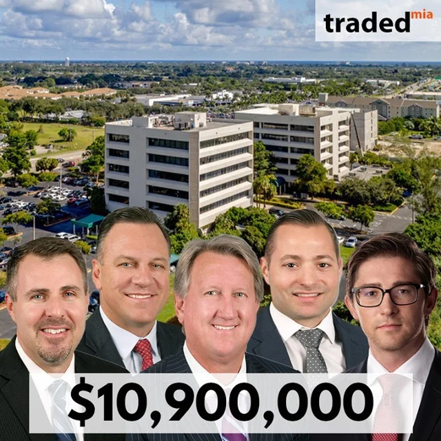 SF Partners Sells Lake Worth Office Asset For $10.9M With Avison Young's David Duckworth, John Crotty, Michael Fay, Brian De La Fé, Emily Brais, & Berkley Bloodworth