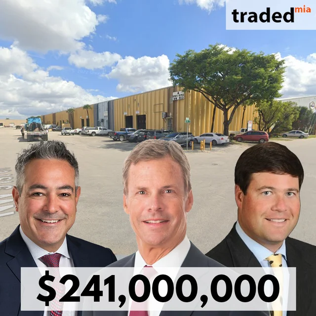 TA Realty Acquires Industrial Property In Medley, FL For $241M With Buyer's Rep James Buckingham & Seller DWS
