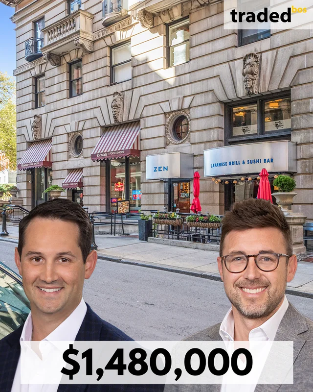Danny Griffin & Eric Suffoletto Of Atlantic Retail Facilitate Sale Of Retail Property For $1.48M In Boston