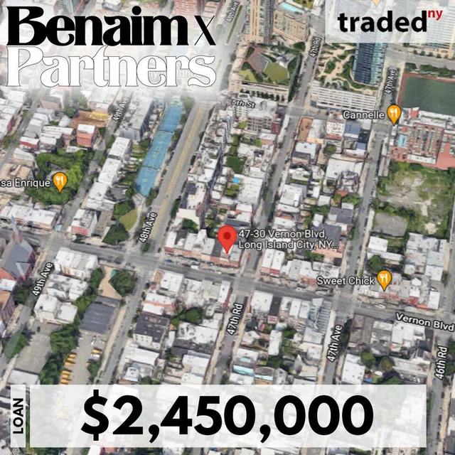 Alma Bank Provides $2.45M Refinance Loan For 47-30 Vernon Boulevard Mixed-Use Property - Eric Benaim