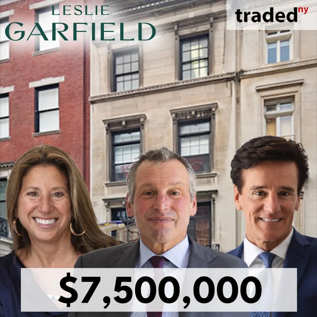 Lydia Rosengarten, Jed Garfield & Thomas Wexler Of Leslie Garfield Broker Sale Of Office At 34 East 67th Street For $7.5M