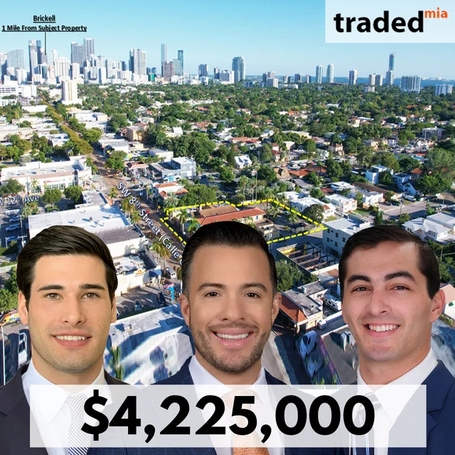 Alvaro Delgado Acquires Development Site In Miami From Tom Barkett For $4.225M