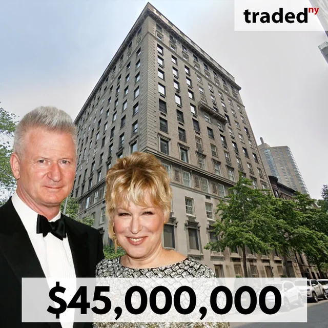 Bette Midler & Martin Von Haselberg Sell Penthouse At 1125 Fifth Avenue For $45M