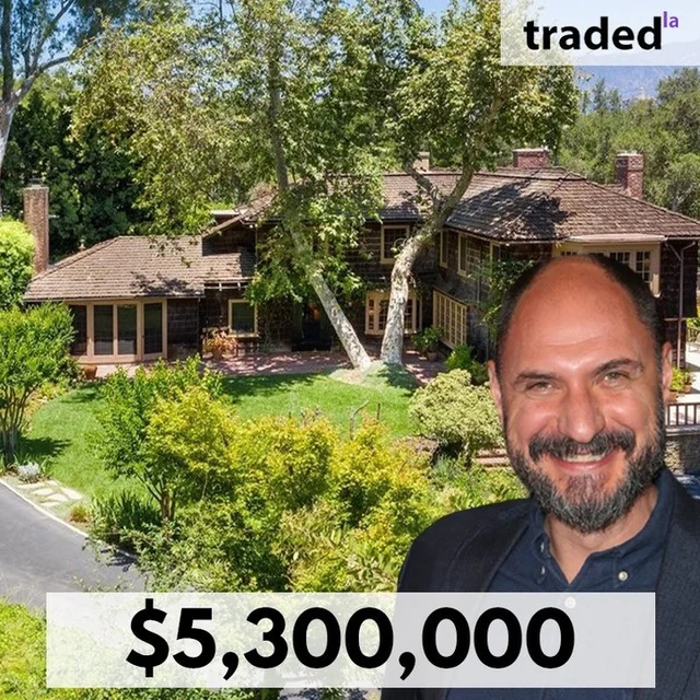 Loren Bouchard Acquires Pasadena SFR For $5.3M With Brokers Compass, The Agency, And Berkshire Hathaway