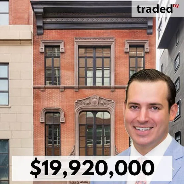 West Village SFR Sold For $19.9M With Christopher Riccio From TownhousesOfNYC And Leslie J. Garfield