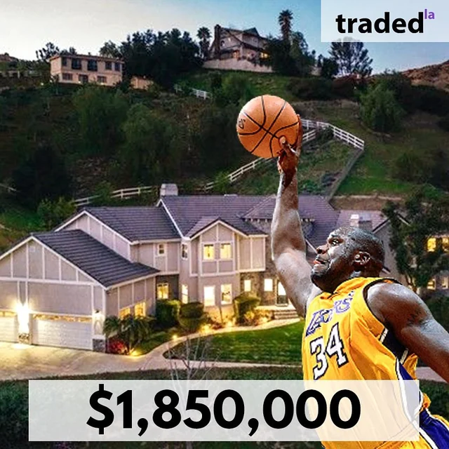 Shaquille O'Neal Sells Bell Canyon SFR For $1.85M With Brokers Emil Hartoonian, Nicholas Siegfried & Gary Keshishyan
