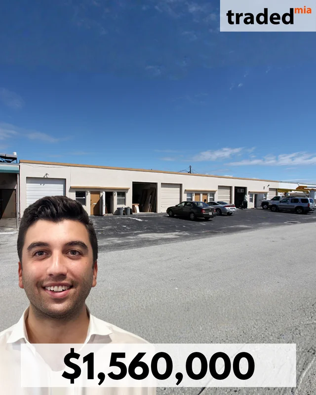 David Dvash Purchases Industrial Property In Oakland Park For $1.56M With Yishai Sinai As The Broker