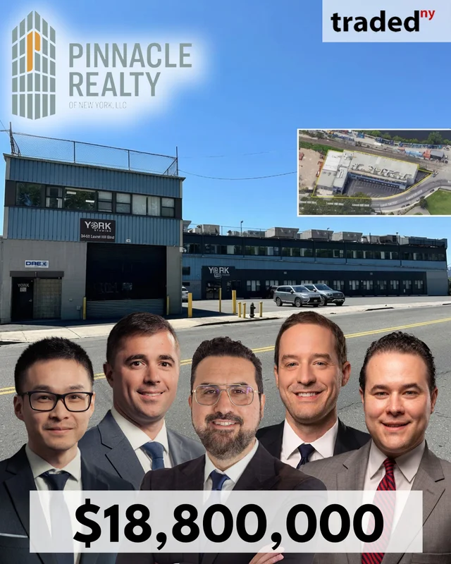 Pinnacle Realty Of New York Represents Buyer In $18.8 Million Industrial Sale In Maspeth