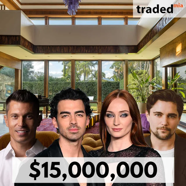 Fazeel Kahn Acquires Miami SFR From Joe Jonas & Sophie Turner For $15M