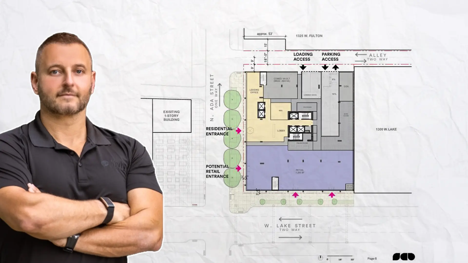 Mixed-Use Development At 1338 W. Lake To Be Reviewed By Chicago Plan Commission