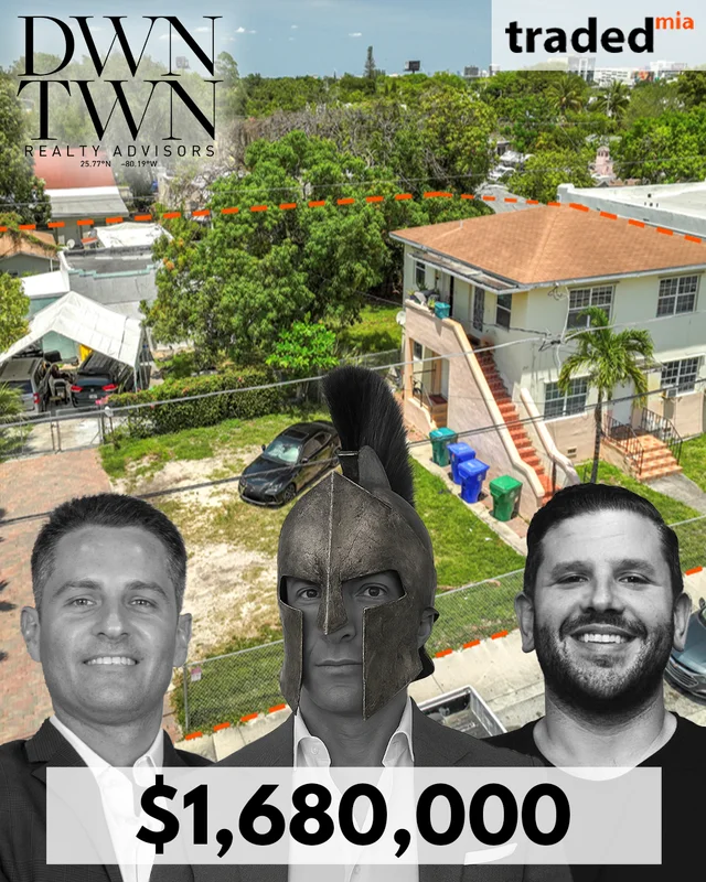 Eduardo Pavia Suarez And Alexander Llompart Filardi Acquire Development Site In Miami For $1.68M