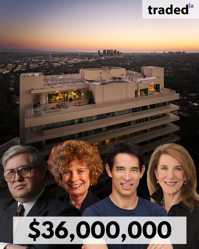 Dan Fischel & Sylvia Neil Sell Condo At 9255 Doheny Road For $36 Million With Linda May As Seller's Rep