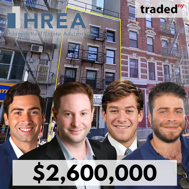 Hildreth Real Estate Advisors Acquires Mixed-Use Building On Lower East Side For $2.6M