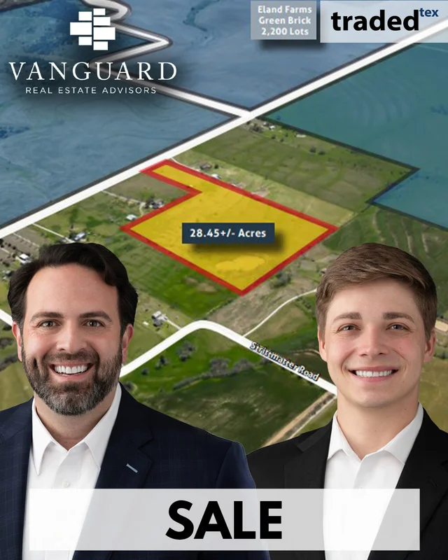 28.45 Acre Investment Tract In Pilot Point Sold By Seller's Rep Jordan Cortez & Reid Pierce