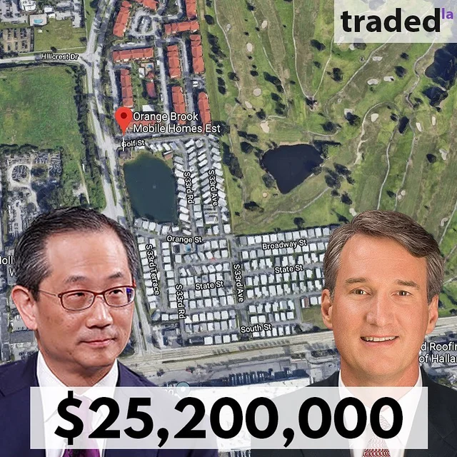 Carlyle Group Acquires Mobile Home Park In Hollywood For $25.2M