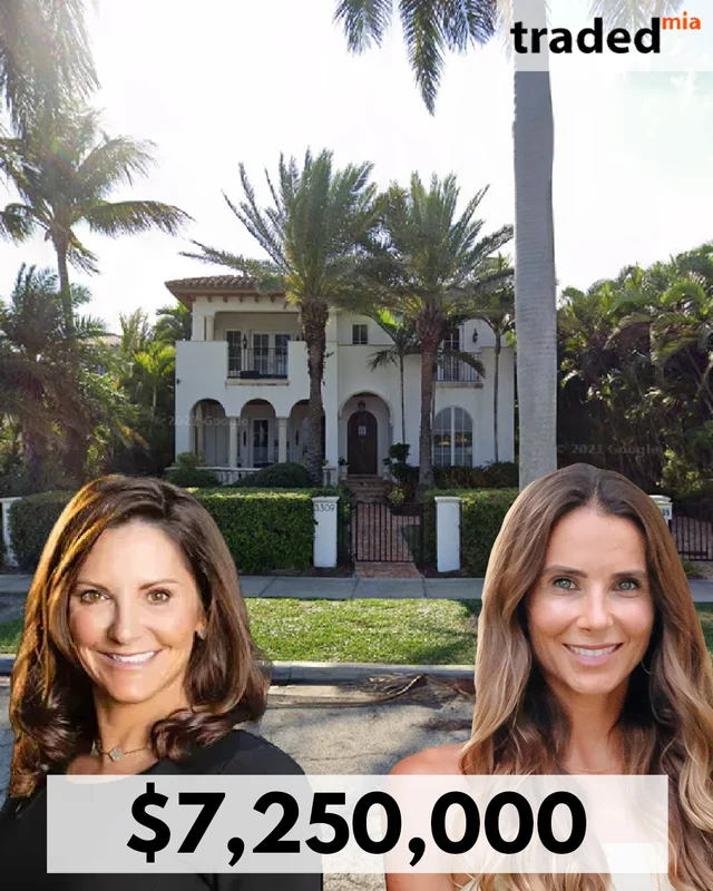 $7.25M Single Family Home Sold In West Palm Beach With Seller's Rep Lisa Wilkinson & Cara Coniglio McClure
