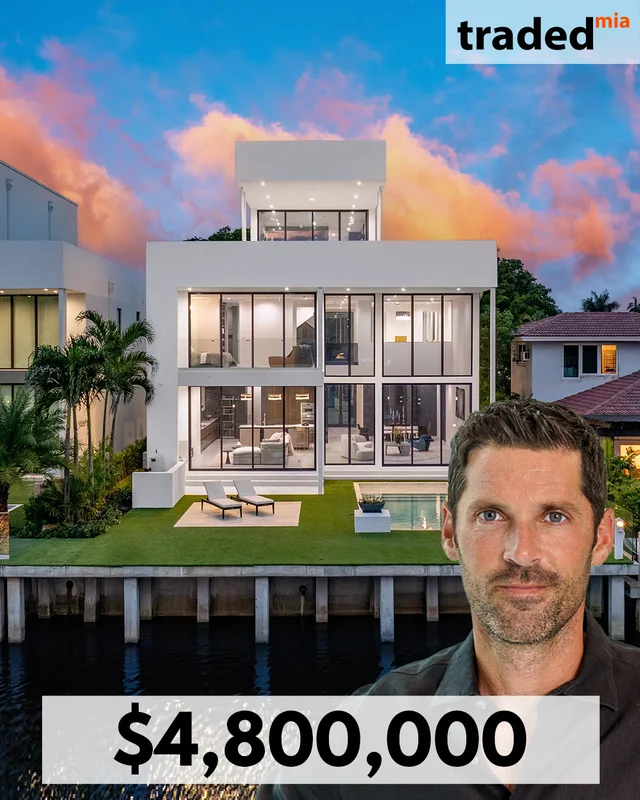 Brandon Aguilera Purchases Single Family Home From Ian Brown In Fort Lauderdale For $4.8M
