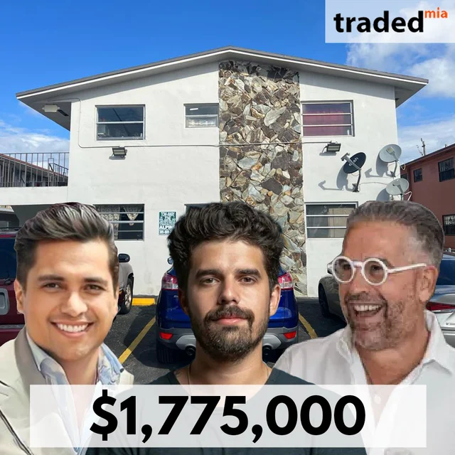 Roberto Blanco & Robert A. Blanco Acquire Multifamily Property In Hialeah For $1.775M With George Jimenez As Buyer's Rep