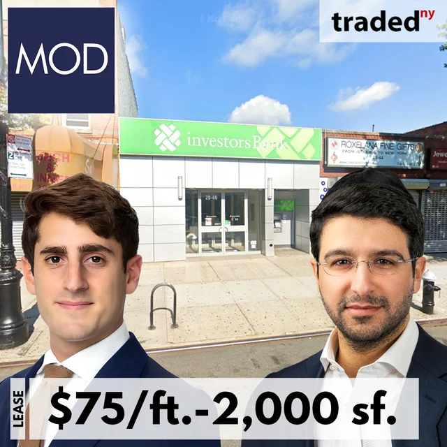 Ivy Rehab Leases Retail Space In Astoria To Dean Kartsonis For $75/ft
