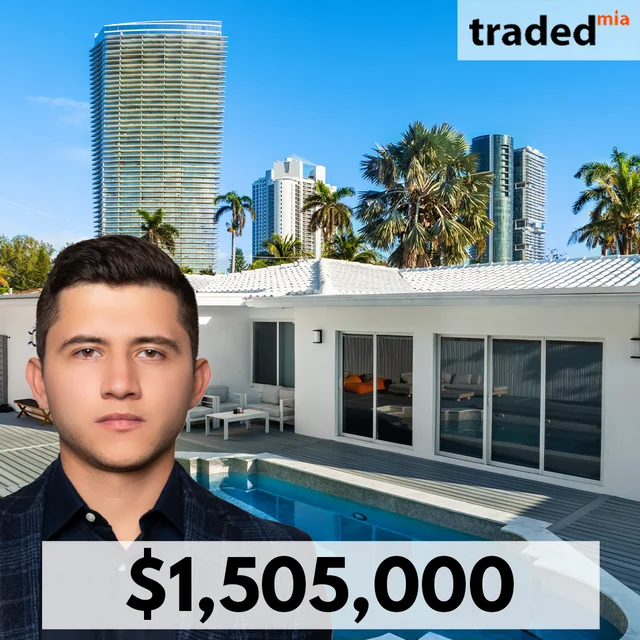 Igor Ilyn Acquires Single Family Home In Sunny Isles Beach For $1.505M With Santiago Rodriguez As Buyer's Broker