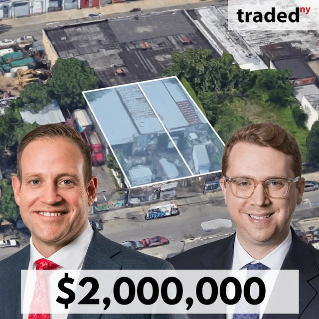Sean R. Kelly & Benjamin Vago Of Ariel Property Advisors Handle Sale Of Covered Garage In Williamsburg For $2M
