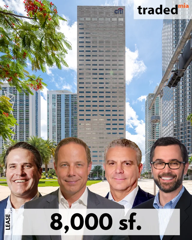 Stream Realty Partners Signs 8000 SF Lease At Citigroup Center In Downtown Miami