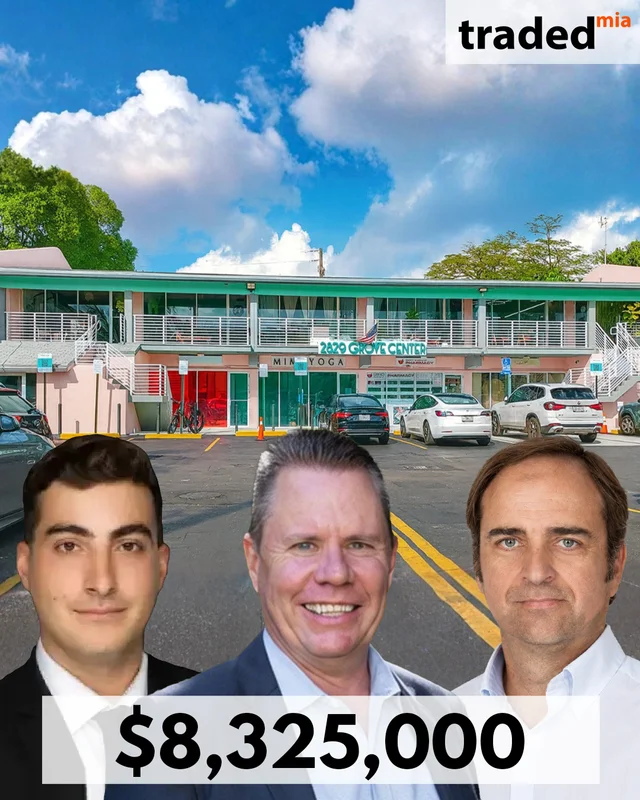 Silver Bluff's Peter Gardner And Grant Savage Acquire Grove Center Retail Asset In Miami For $8.33M