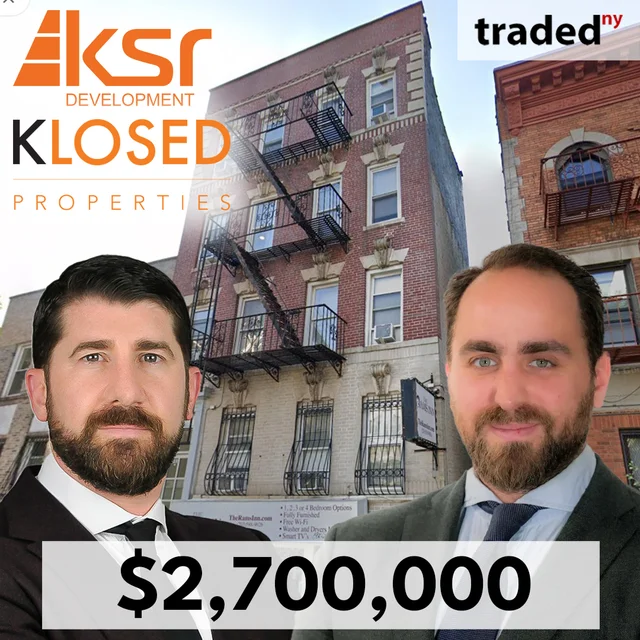 KSR Development And Klosed Properties Acquire Mixed-Use Asset In Bronx For $2.7M