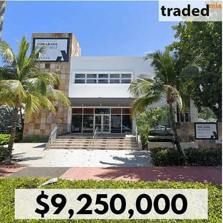 955 Alton Road MIA LLC Acquires Mixed-Use Property In South Beach For $9.25M